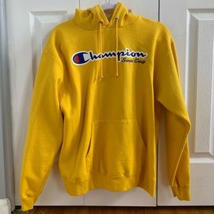 Yellow Santa Cruz champion hoodie